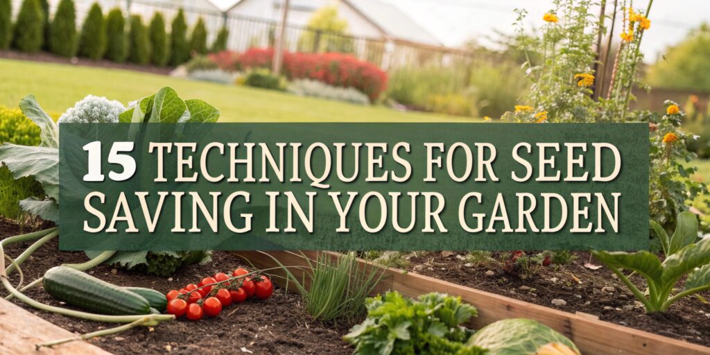 Techniques for Seed Saving in Your Garden