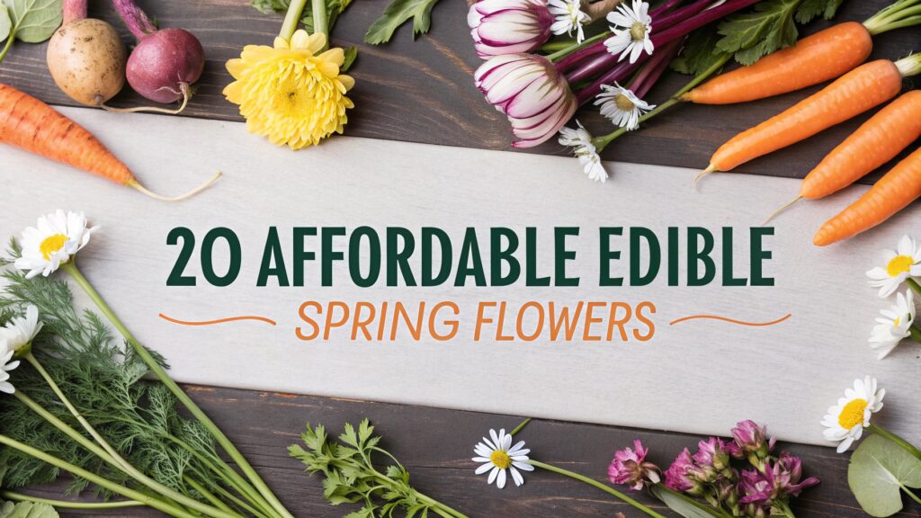 Affordable Edible Spring Flowers