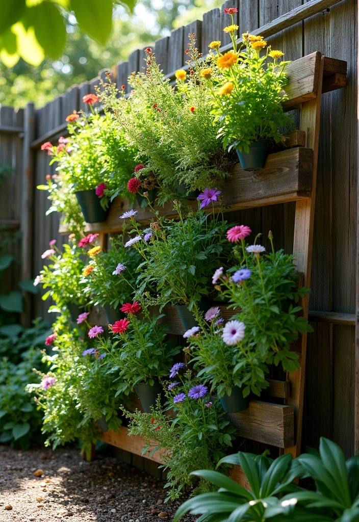 11 Low-Cost Garden Ideas for Beginners - 2. Vertical Gardens