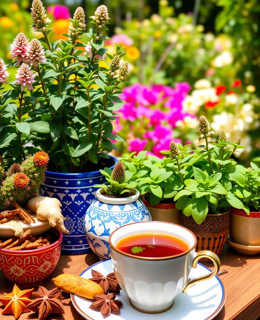 18 Aesthetic Tea Garden Plants That Will Brighten Up Your Outdoor Space! - 13. Chai Spice Plants (Various Spices)