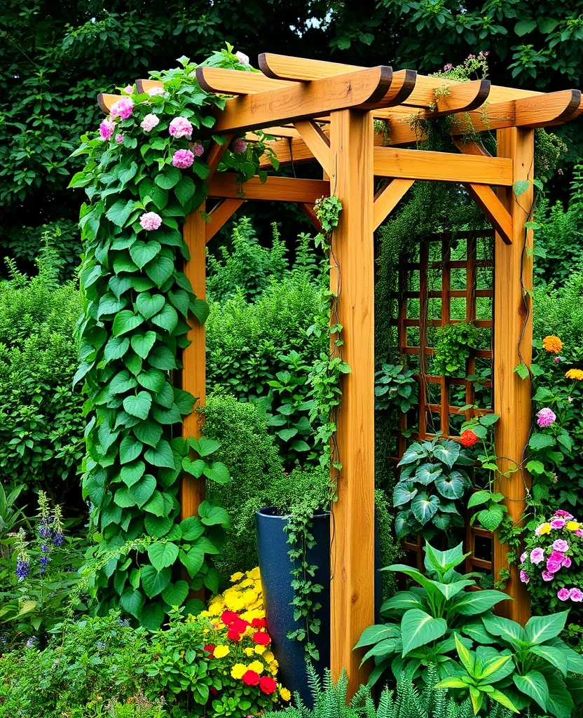 11 Low-Cost Garden Ideas for Beginners - 7. Garden Trellis