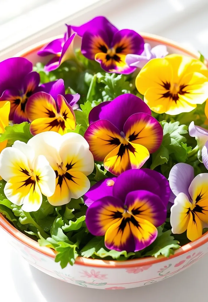 20 Affordable Edible Spring Flowers - Pansies