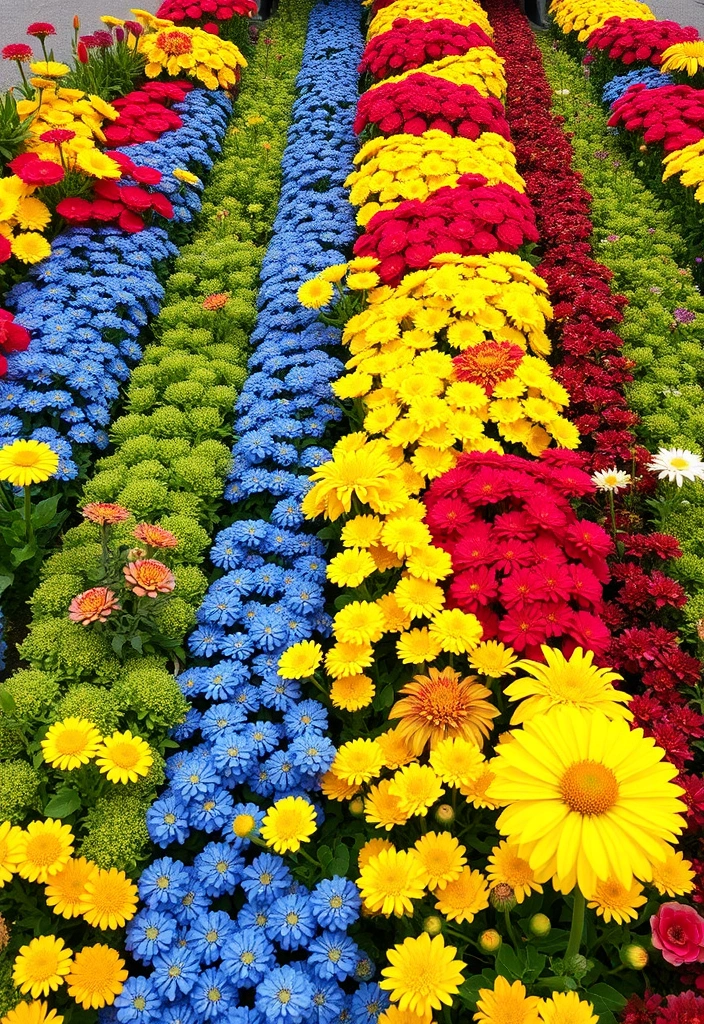  Dazzling Color Block Garden