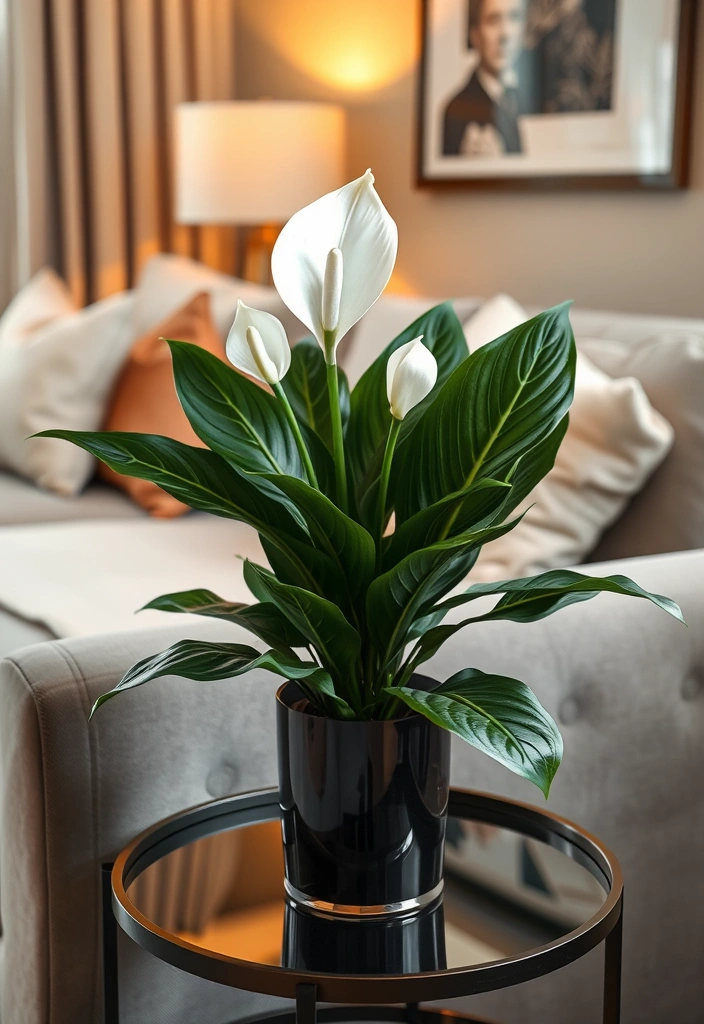 14 Plants That Will Enhance Any Room Decor - 6. Peace Lily: The Elegant Air Purifier