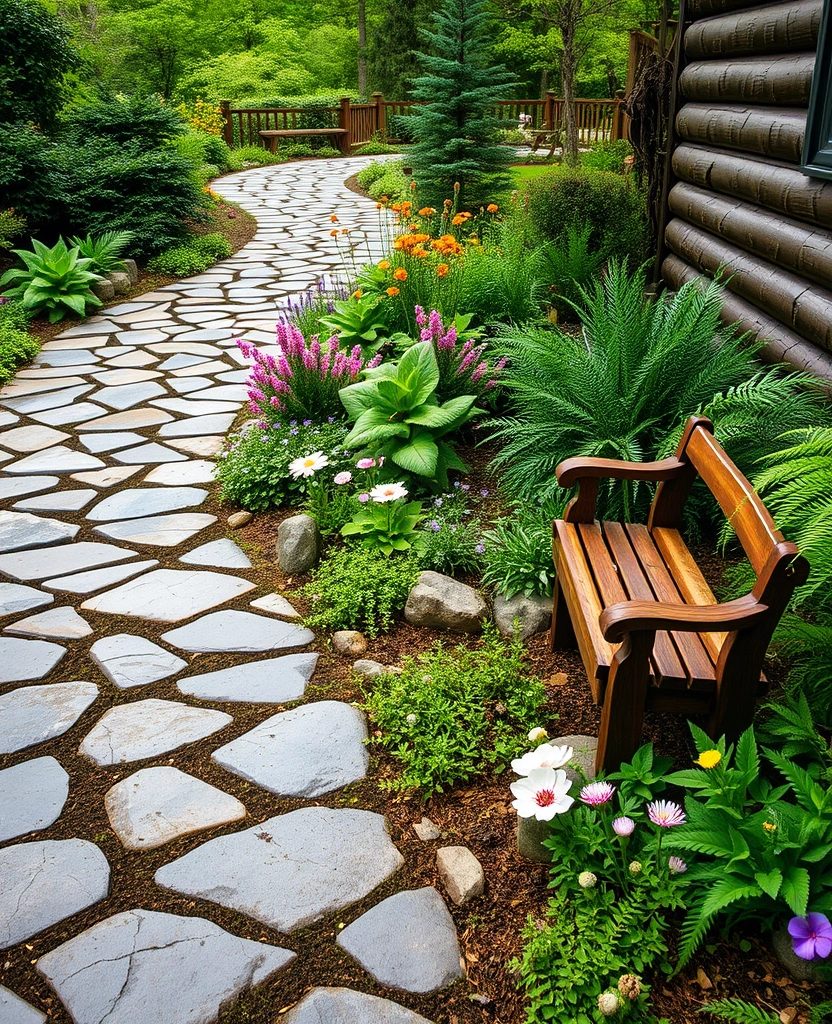 17 Modern Driveway Design Ideas - 1. Biophilic Driveway