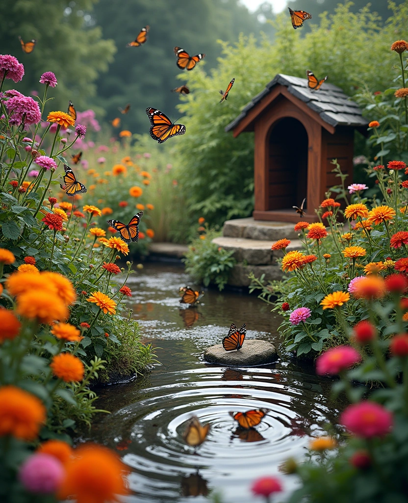 9 Stunning Backyard Garden Design Ideas That Will Transform Your Outdoor Oasis! - 6. Colorful Butterfly Garden