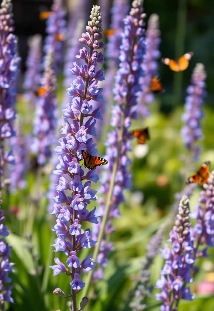 10 Best Flowers for Full Sun Gardens: Blooms All Summer - 8. Salvia (Salvia spp.)