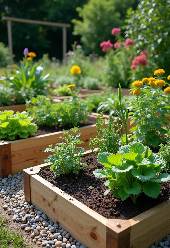 20 Garden Border Ideas for Curb Appeal - 11. Functional Raised Beds