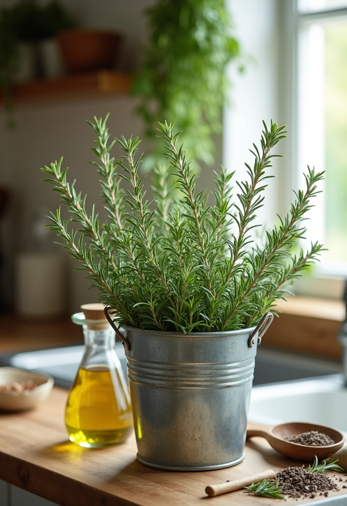 Best Herbs to Grow in Containers Indoors - 3. Rosemary