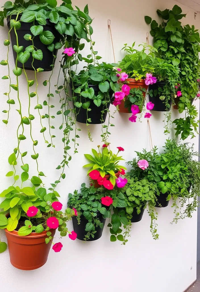 12 Container Meditation Garden Ideas for Peaceful Spaces  - 6. Vertical Container Garden