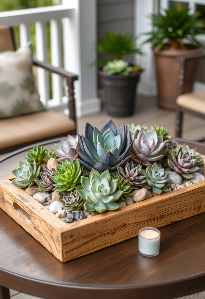 Succulent Displays for a Modern Touch