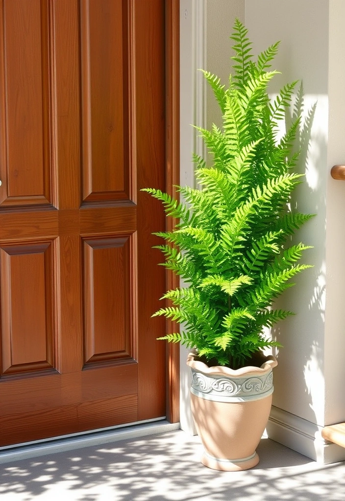 Lush Ferns for a Tropical Feel