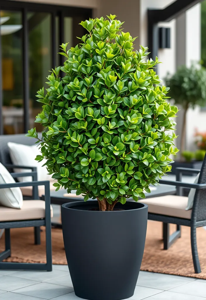 16 Lush and Easy Care Container Plants That Thrill - 11. Boxwood