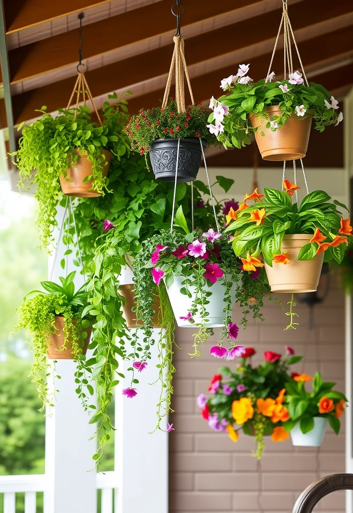 Hanging Planters for Vertical Appeal