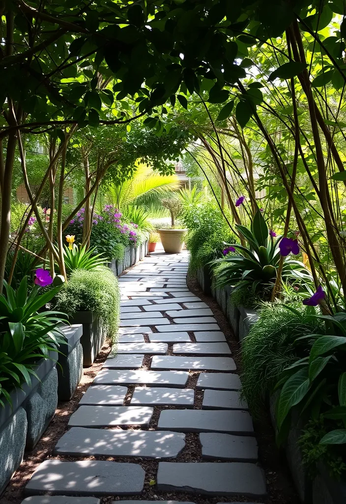 12 Container Meditation Garden Ideas for Peaceful Spaces  - 12. Meditation Stone Path