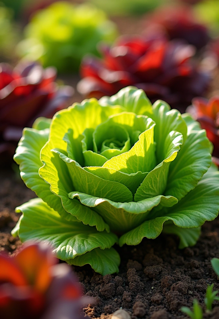 16 Fall Garden Vegetable Ideas to Grow - 14. Lettuce: Crisp and Refreshing