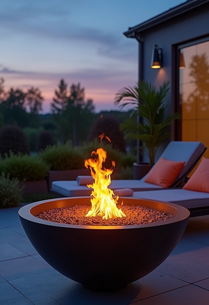  Fire Bowl with Lava Rocks