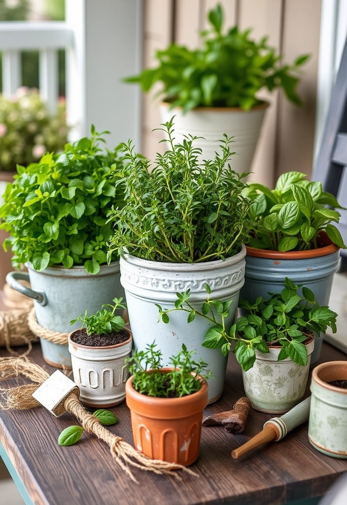 Faux Herbs for a Charming Touch