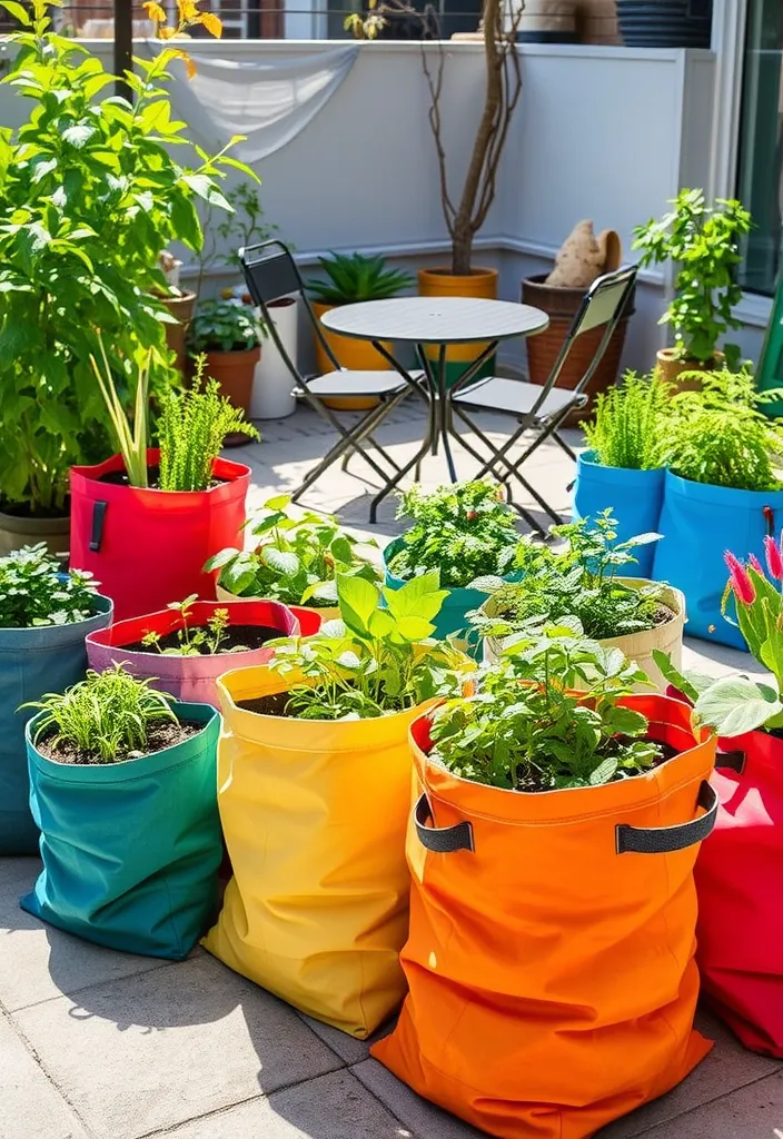 20 Inexpensive Raised Garden Bed Ideas You’ll Wish You Knew Sooner! - 10. Fabric Grow Bags