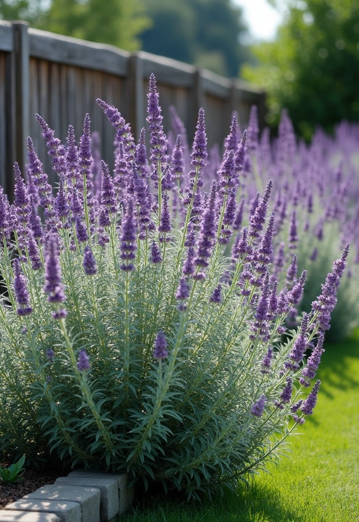 8 Drought-Tolerant Flowers for Dry Climates - 7. Russian Sage (Perovskia atriplicifolia)