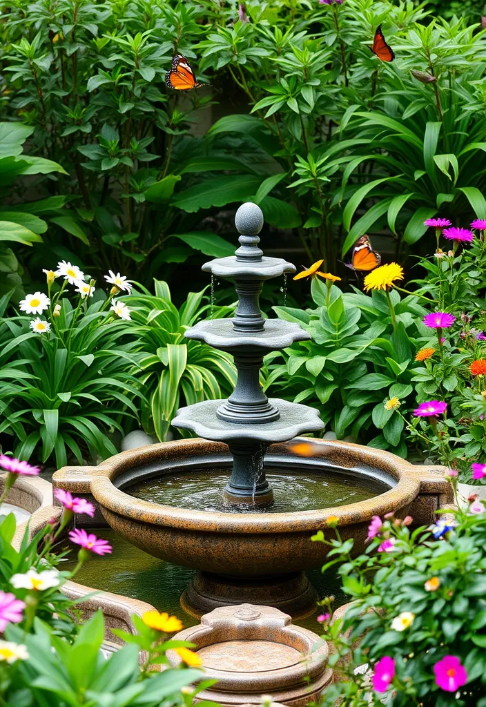 12 Garden Design Ideas for Small Yards - 6. Water Features: Add a Soothing Element