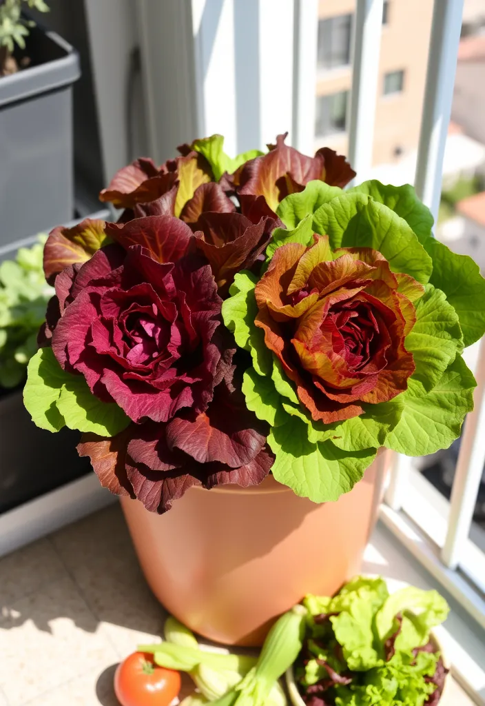 15 Best Vegetables to Grow in Pots That Will Surprise You! - 10. Lettuce Varieties