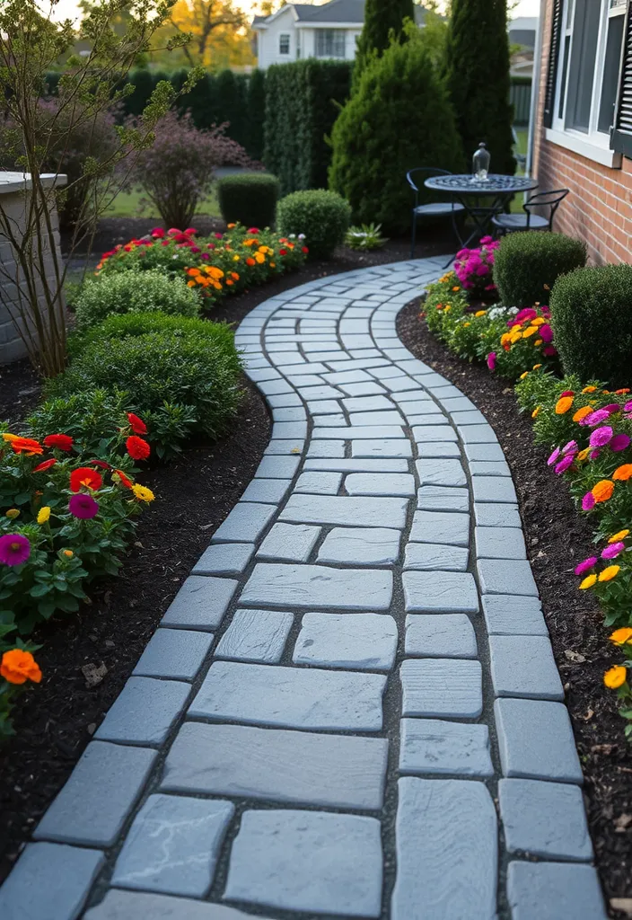 21 Genius Small Front Yard Landscaping Ideas That Don't Require a Lawn! - 5. Decorative Pathways