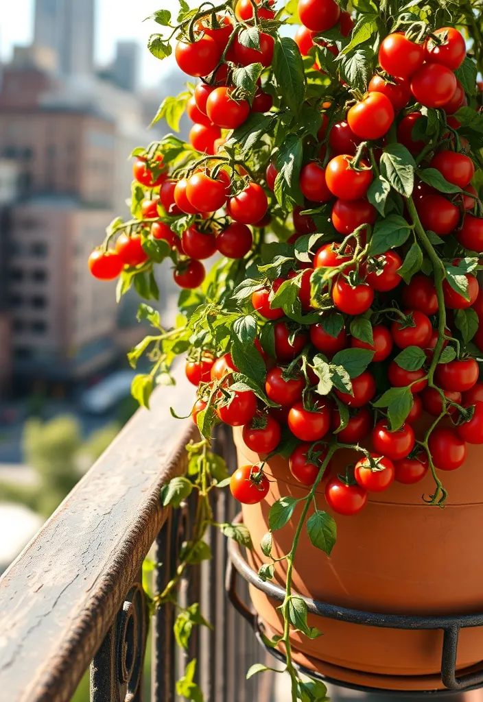 14 Space-Saving Vegetables You Can Grow on Your Balcony  - 1. Cherry Tomatoes