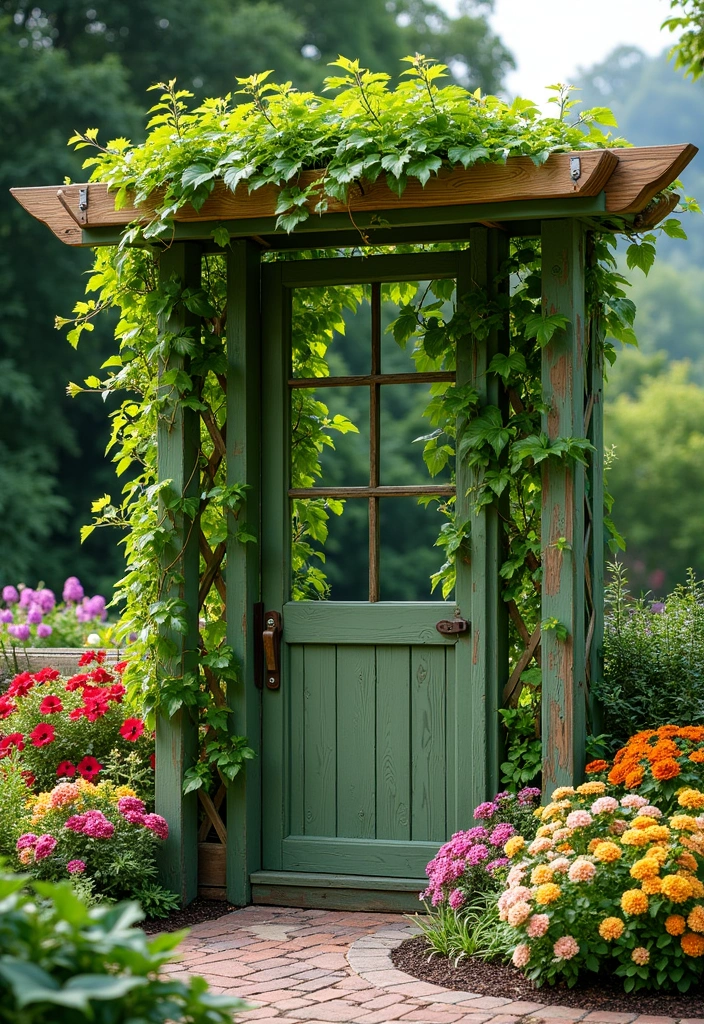 15 Garden Structure Ideas for Any Yard - 3. Charming Garden Trellis