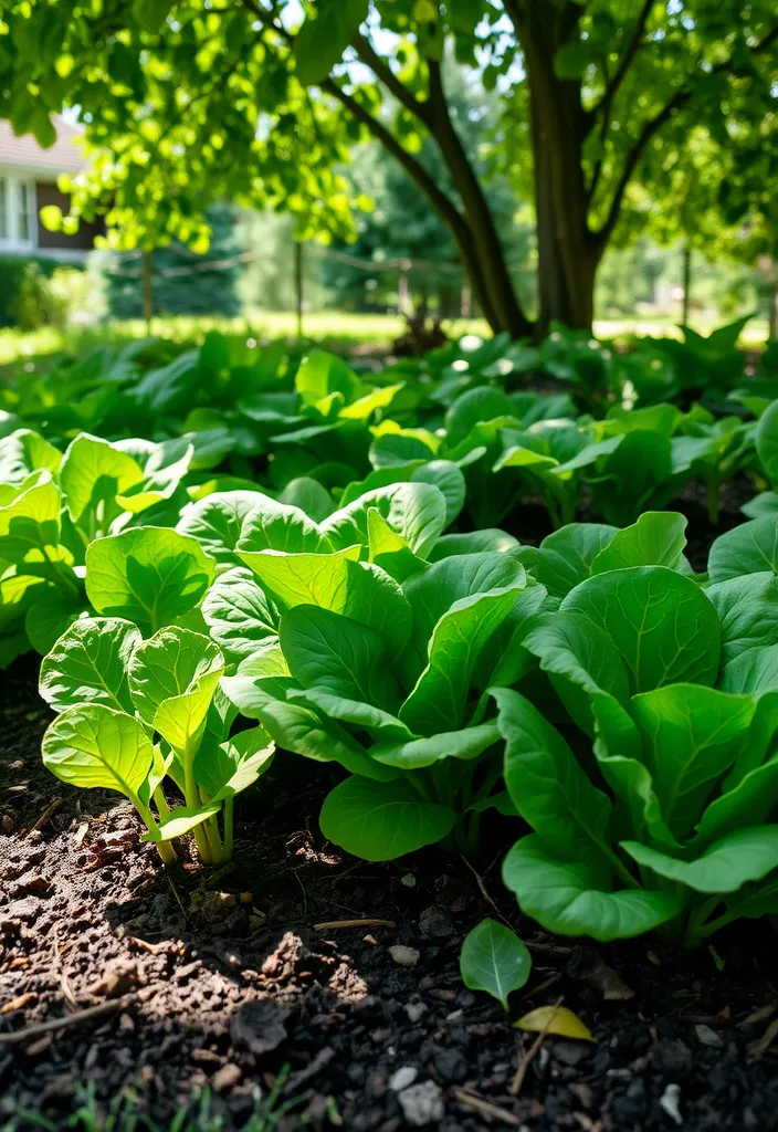 12 Vegetables That Will Grow Like Crazy in the Shade - 1. Leafy Greens: Spinach and Lettuce