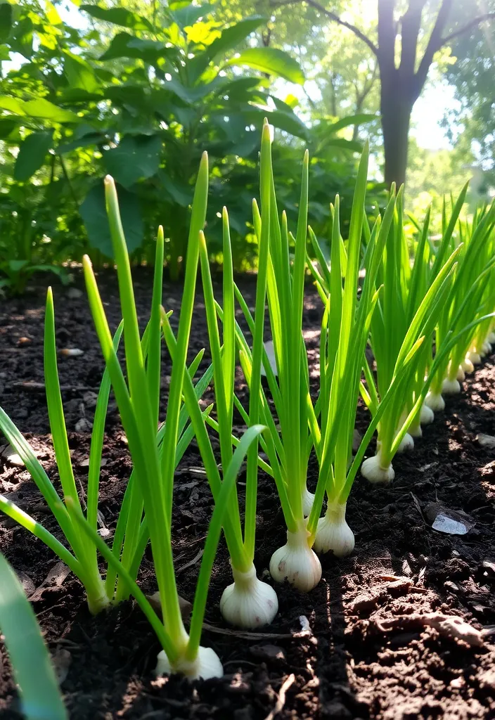 12 Vegetables That Will Grow Like Crazy in the Shade - 12. Garlic: A Flavorful Essential