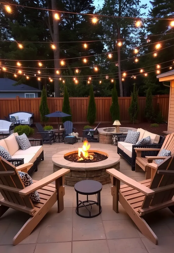 9 Stunning Backyard Garden Design Ideas That Will Transform Your Outdoor Oasis! - 9. Cozy Fire Pit Gathering Area