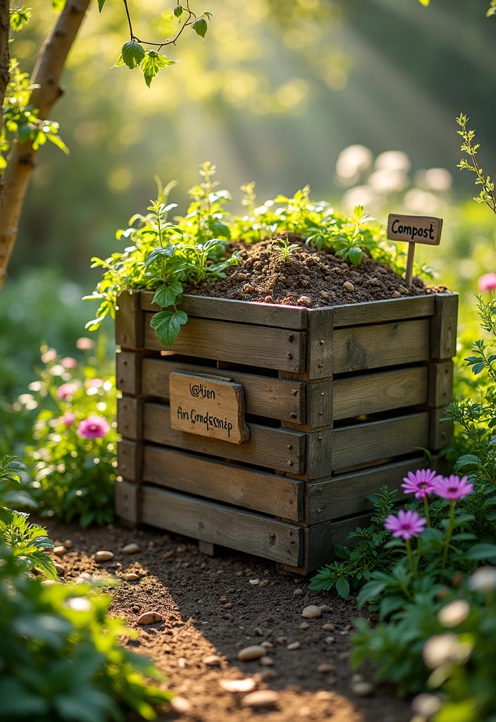 14 DIY Garden Projects for Your Yard - 11. Compost Bin