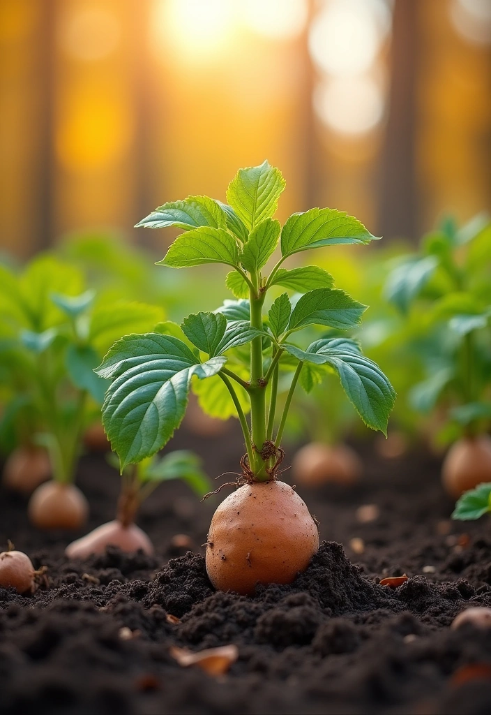 16 Fall Garden Vegetable Ideas to Grow - 16. Sweet Potatoes: A Sweet Treat