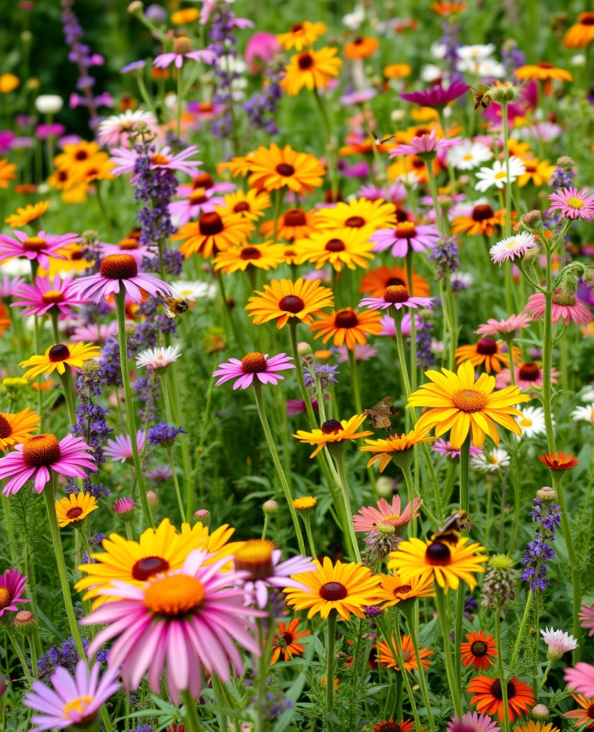 14 Cottage Core Garden Decor Ideas - 13. Wildflower Gardens