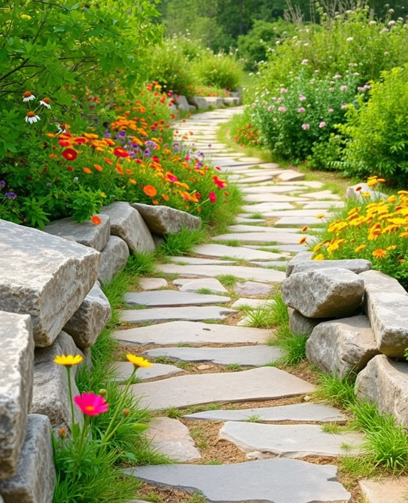 14 Cottage Core Garden Decor Ideas - 5. Quaint Garden Pathways