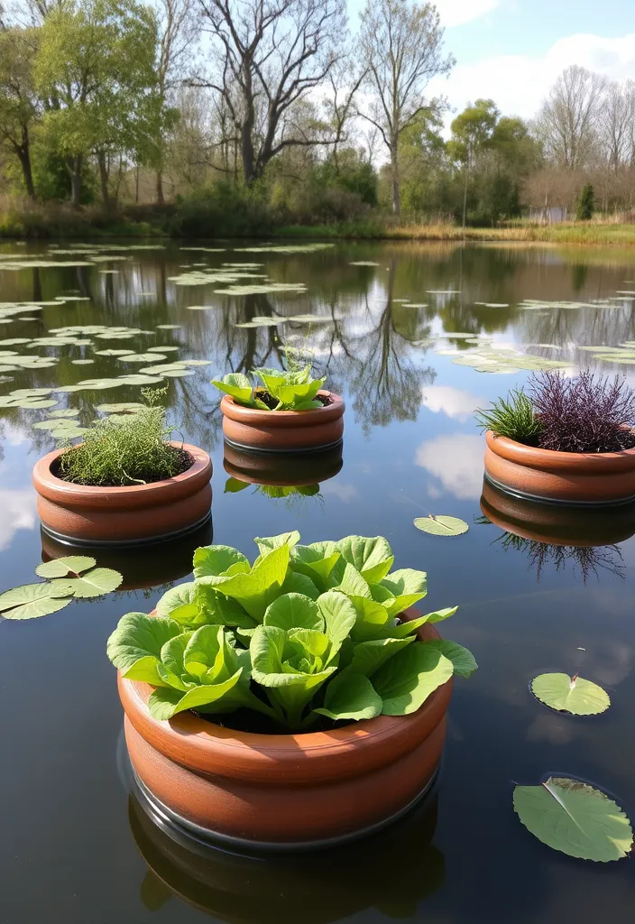 12 Genius DIY Self-Watering Systems for Your Vegetable Garden  - 11. The Floating Planter System