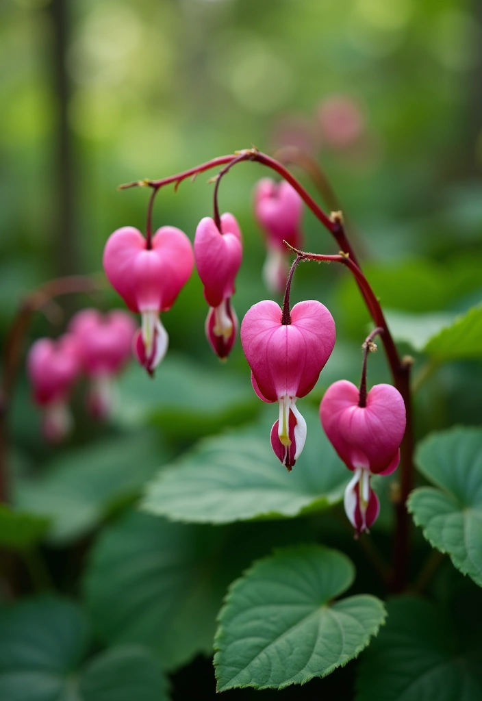 9 Best Plants for a Shade Garden - 4. Bleeding Heart (Dicentra Spectabilis)