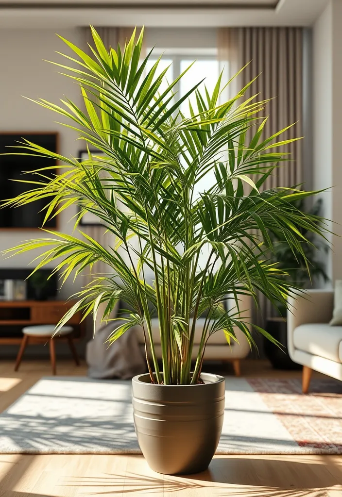 15 Must-Have Plants That Will Purify Your Home’s Air Naturally - 4. Bamboo Palm (Chamaedorea seifrizii)