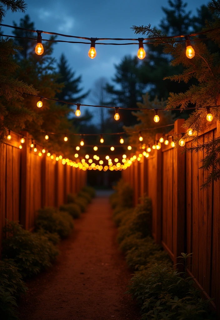 16 Fall Garden Decor Ideas to Inspire - 4. Colorful Garden Lights