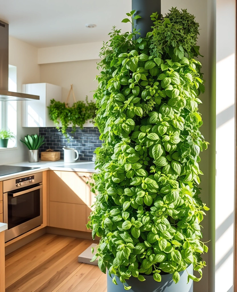 12 Indoor Window Herb Planter Ideas for Any Kitchen Space - 12. Herb Spiral Garden