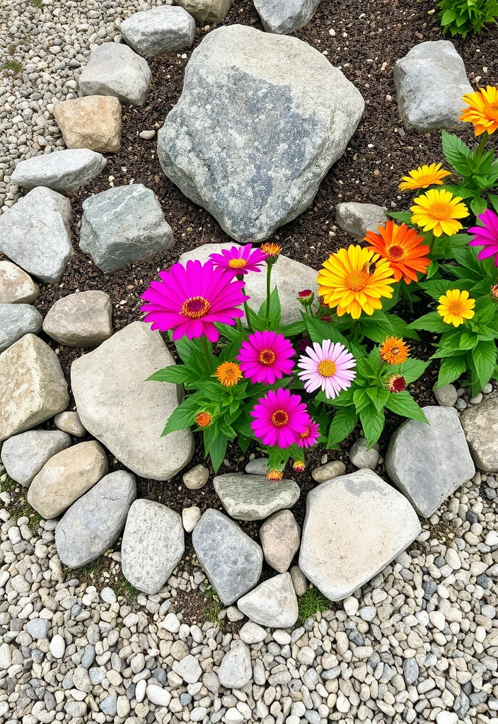 21 DIY Garden Edging Ideas on a Budget - 2. Stone and Gravel Edging