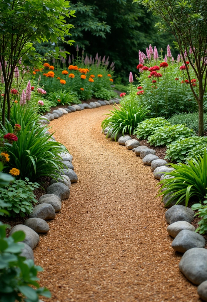 15 Backyard Walkway Ideas to Transform Your Garden - 14. Natural Pathways with Mulch