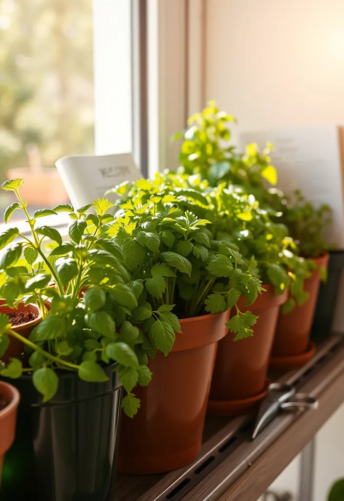 14 Space-Saving Vegetables You Can Grow on Your Balcony  - 6. Herbs