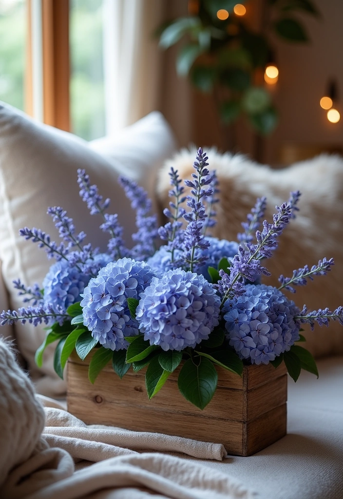 14 Choosing the Right Flower Color for Your Space - 4. Calming Blues and Purples for Relaxation