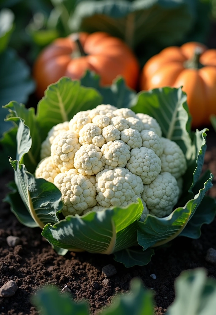 16 Fall Garden Vegetable Ideas to Grow - 11. Cauliflower: A Versatile Choice