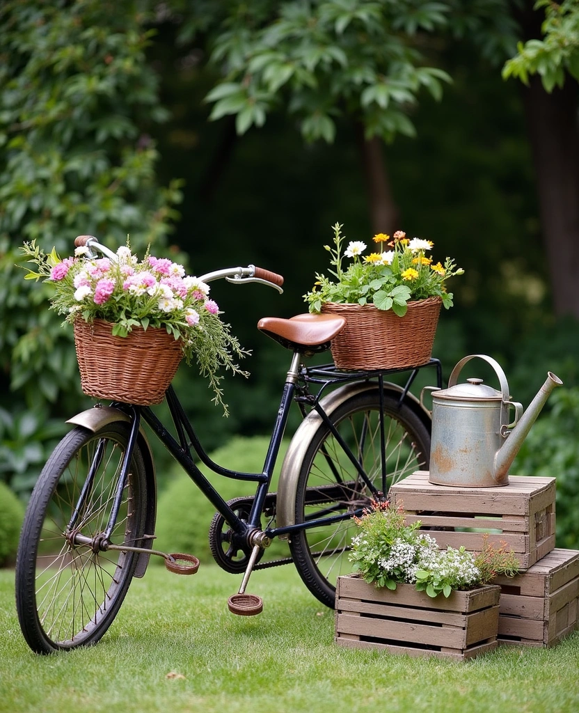 15 Cute Garden Aesthetic Ideas to Transform Your Space - 3. Vintage Garden Decor