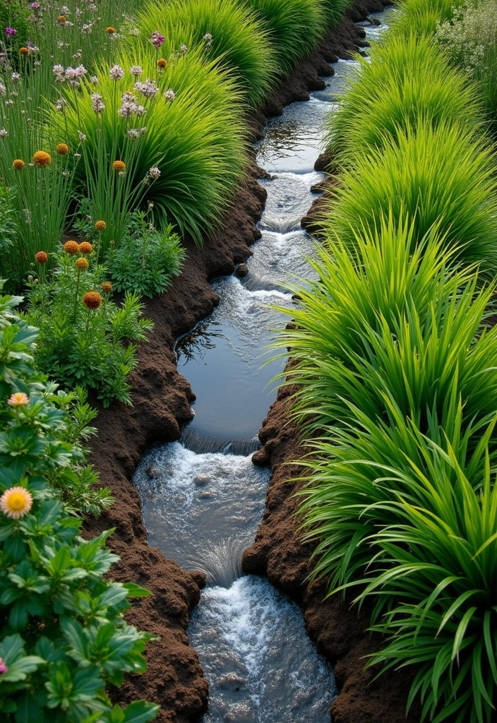 15 Ways to Improve Garden Drainage Problems - 6. Create Swales