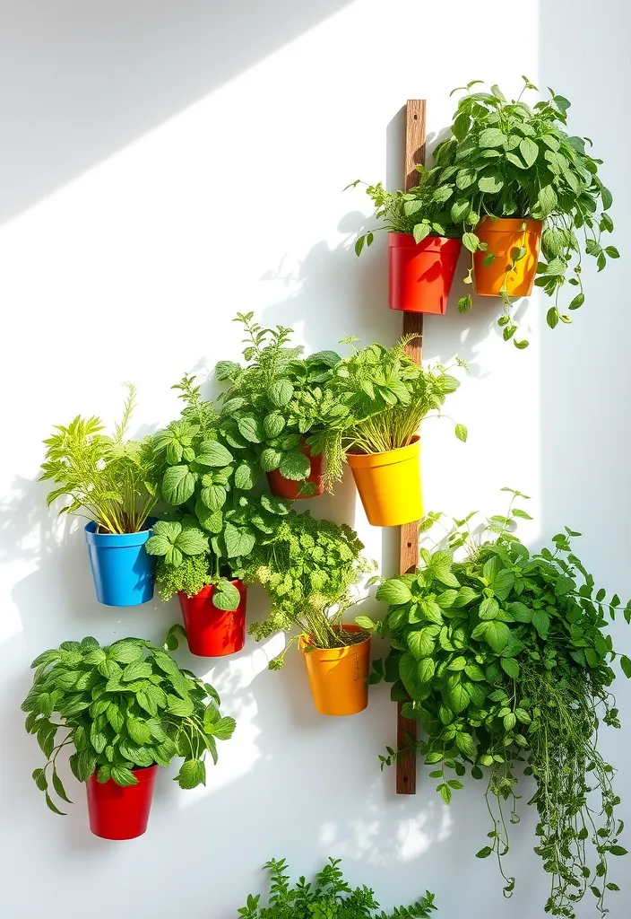 15 Indoor Herb Gardens and Expert Tips to Keep Them Thriving! - 1. Vertical Herb Garden