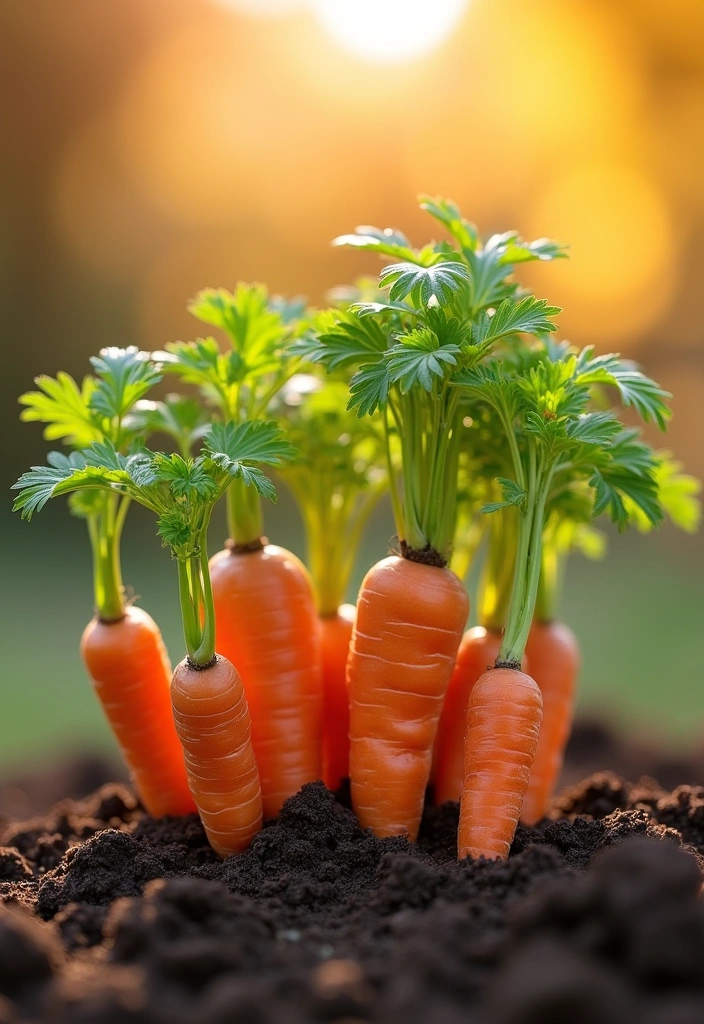 16 Fall Garden Vegetable Ideas to Grow - 2. Carrots: A Sweet Harvest